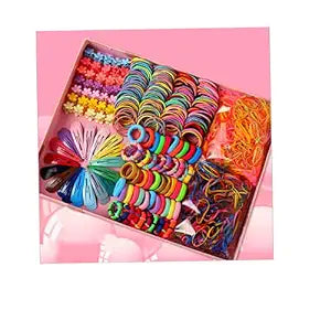 Bobbles & Clips Set (780 Pieces) Little Girls Gift Set Hair Accessories Clips Set Age 4-6