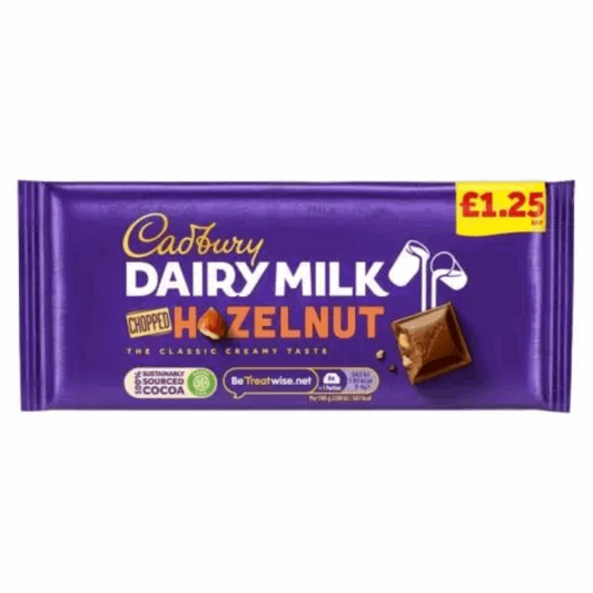 Cadbuy Chopped Wholenut Sharing Bars  (95g)