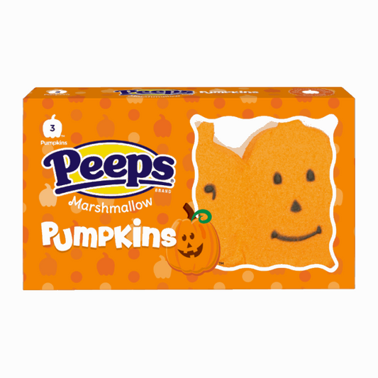 Peeps Halloween Pumpkins Marshmallow 3 Pack 1.5oz (42g)