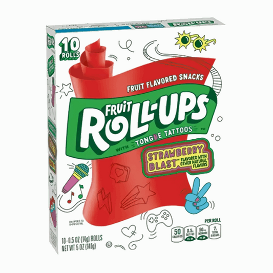 Betty Crocker Fruit Roll-ups Strawberry Blast 5oz (141g)