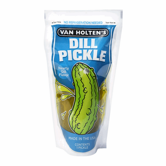 Van Holten's Large Hearty Dill Pickle-In-a-Pouch 4.5oz (126g)