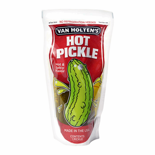 Van Holten's Large Hot & Spicy Pickle-In-a-Pouch 4oz (126g)