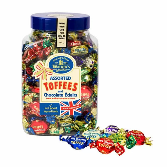 Walker's Nonsuch  Assorted Toffee Jar 1.25KG (1250g)