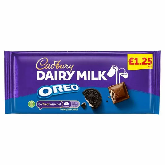 Cadbury Dairy Milk Oreo Chocolate Bar (120g)