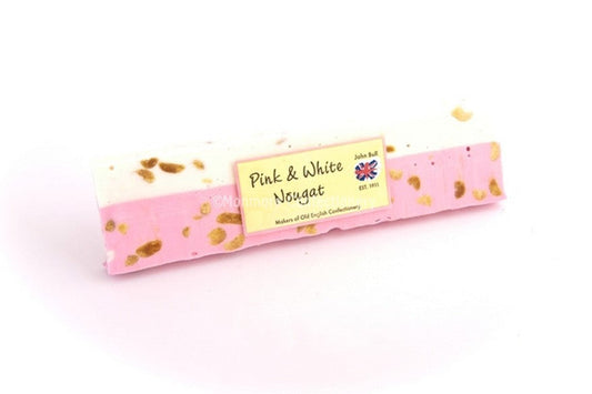 The Real Candy Company Pink & White Nut Nougat  (130g)